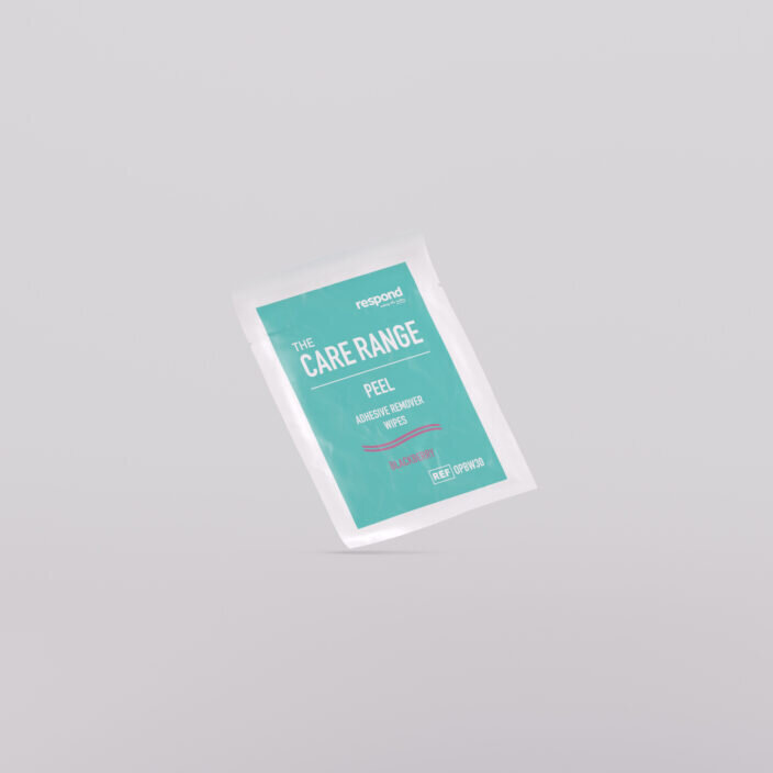 peel adhesive remover sachet sample